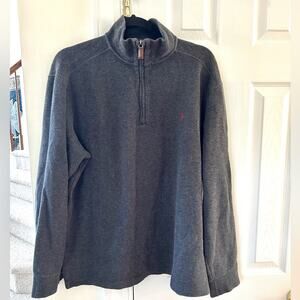 Polo Ralph Lauren Charcoal Grey Quarter Zip Sweater